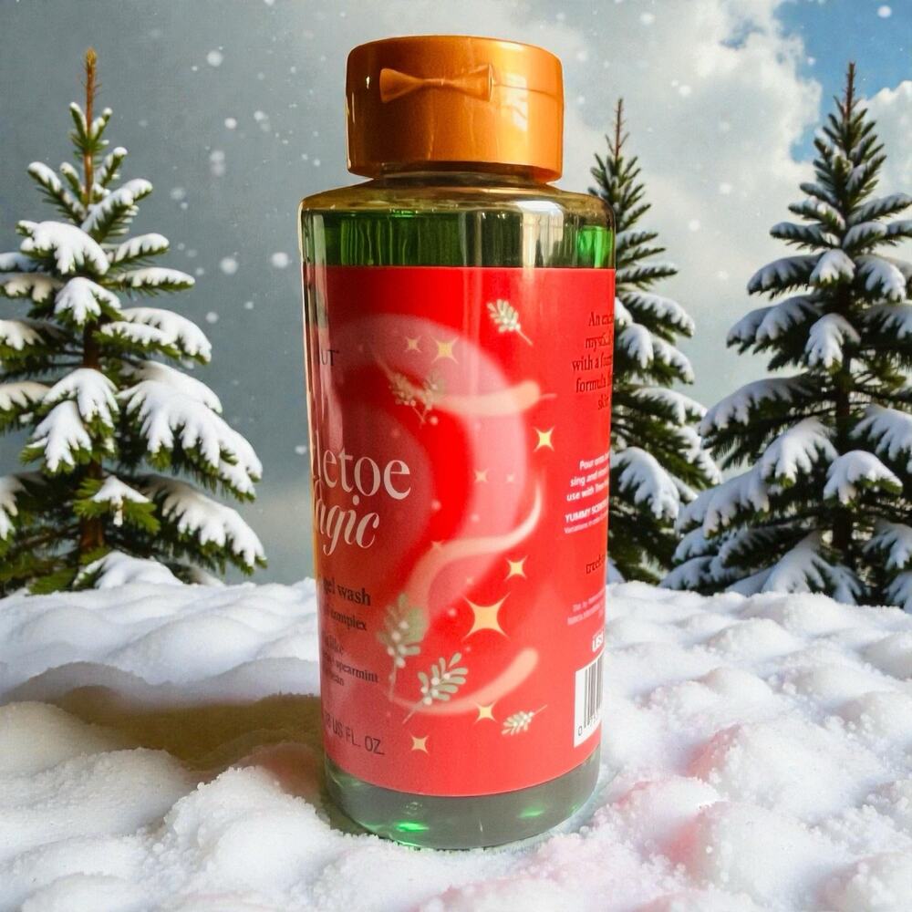 Tree Hut Mistletoe Magic Foaming Gel Body Shower Wash - 18 Fl. Oz. - New Sealed - Picture 2 of 6